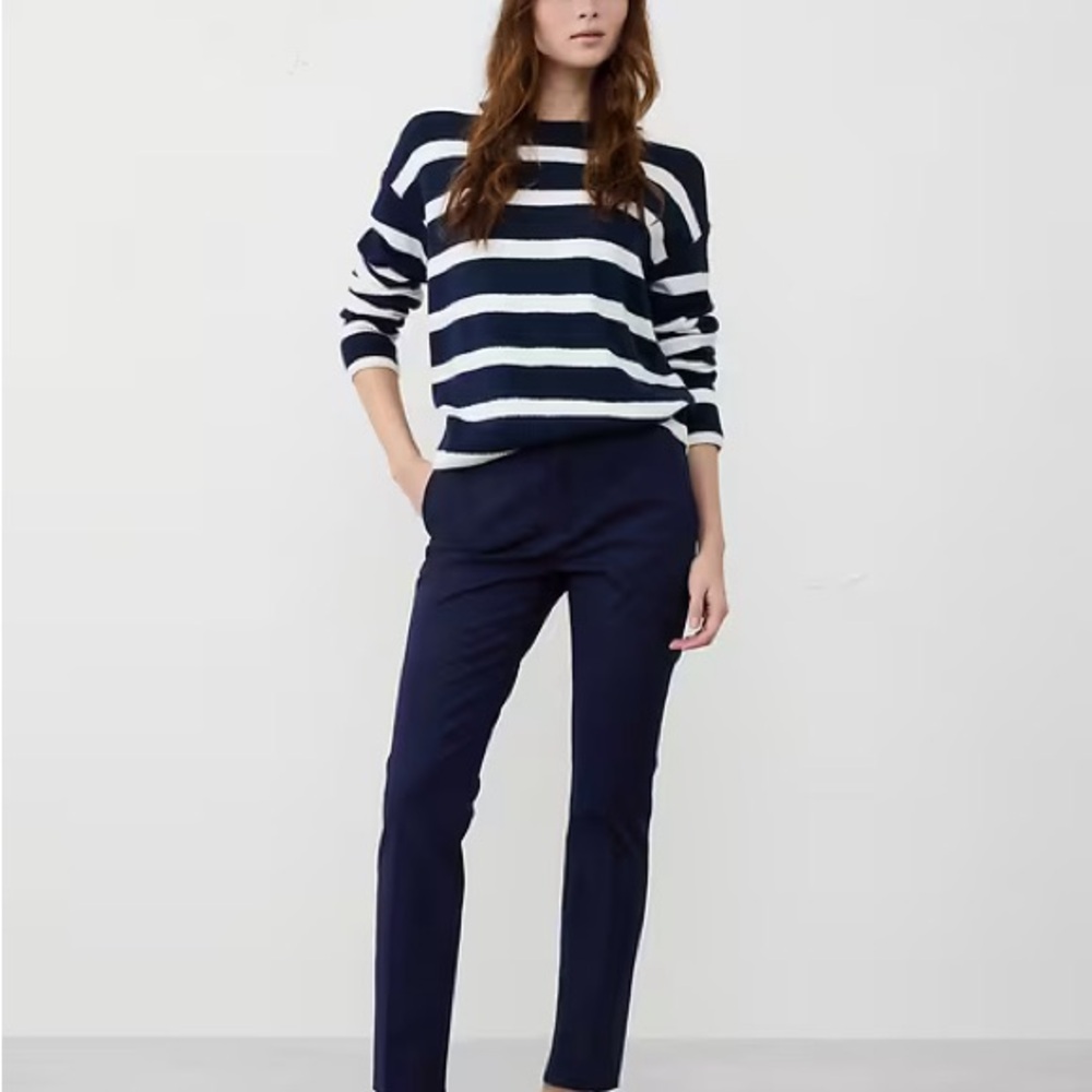 Banana Republic Sloan Slim Ankle Pant Dark Denim Trousers